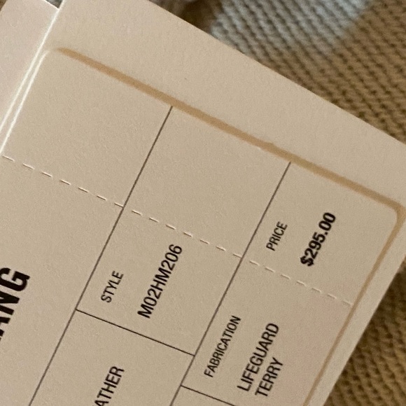 NWT HELMUT LANG Men’s Lifeguard Terry Jogger Sweatpants - XXL - Picture 6 of 6